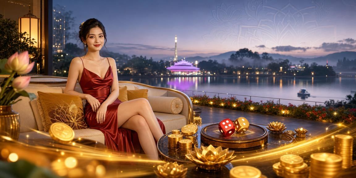 Bầu cua tài xỉu xúc xắc gợi lên không khí giải trí casino sôi động tại vùng biển Đà Lạt